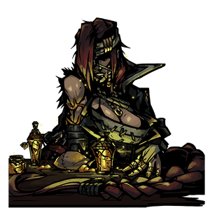 Veronica, selling Contrabands for Refined Amber Dust.